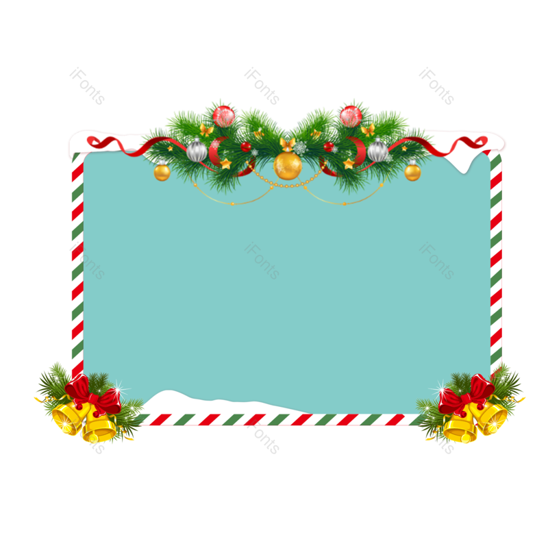 边框图片,促销元素,下雪PNG,宣传免抠素材